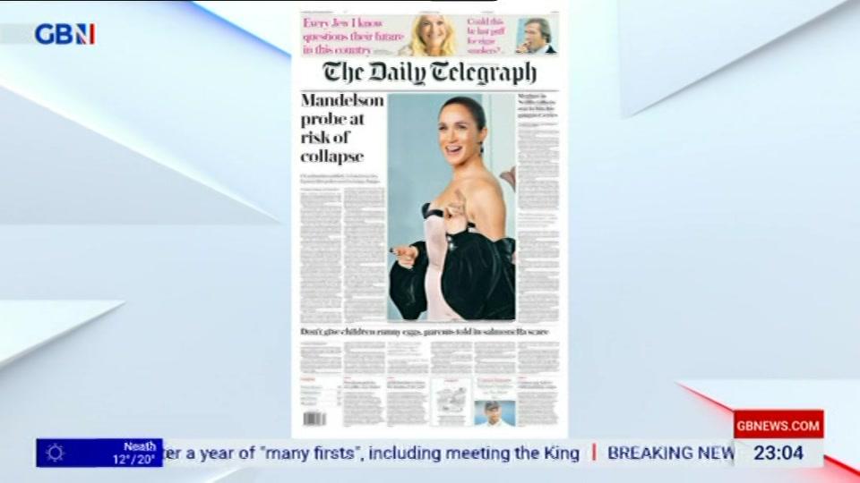 Still from GB News at 4:00