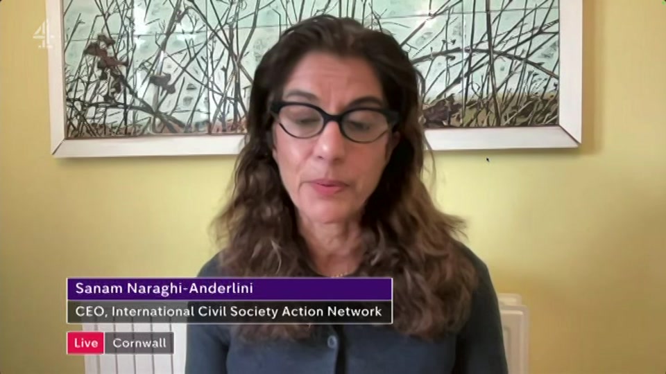 Broadcast still at 6m. Channel 4, Channel 4 News, 4 July 2026.