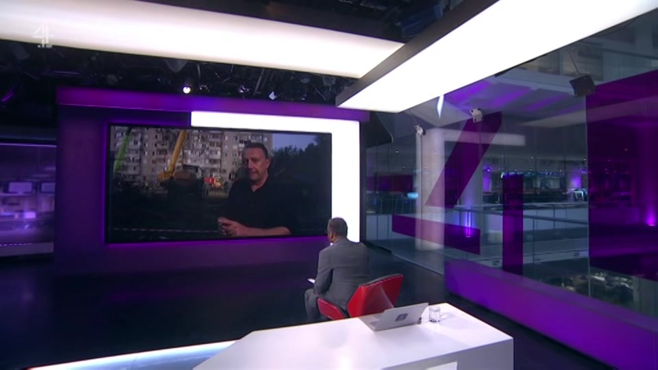 Broadcast still at 24m. Channel 4, Channel 4 News, 6 July 2026.