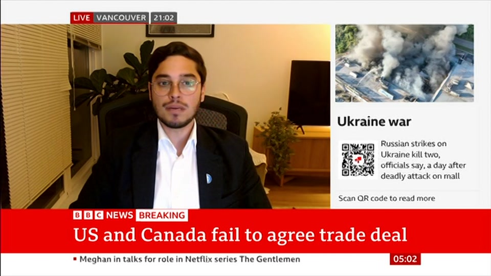 Still from BBC News at 2:00
