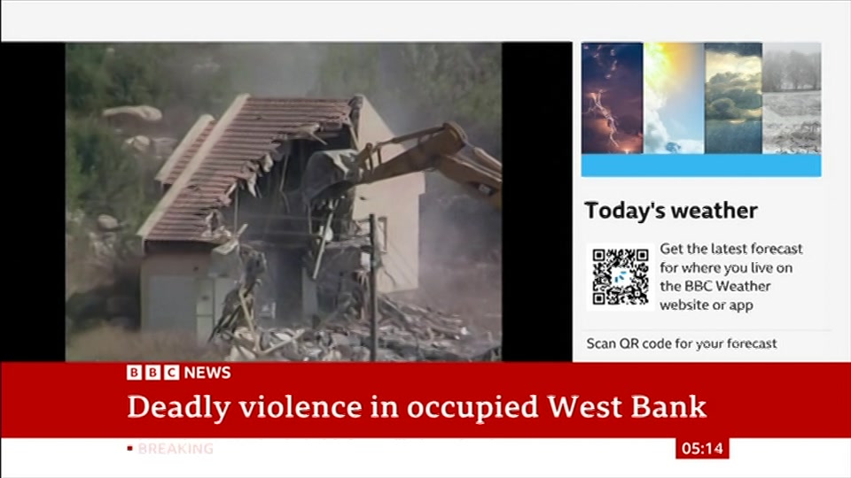 Broadcast still at 14m. BBC News, 22 August 2026.