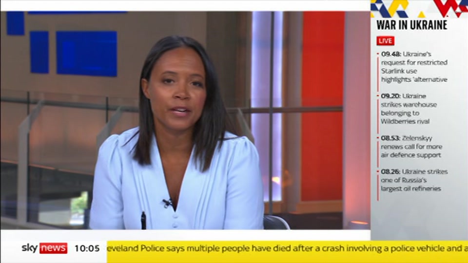 Still from Sky News at 5:00