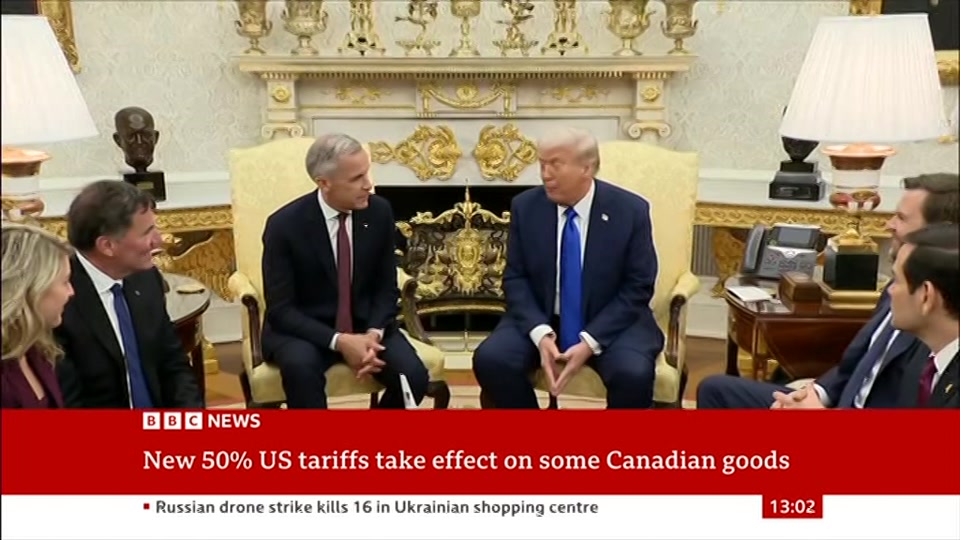 Broadcast still at 2m. BBC News, 22 August 2026.