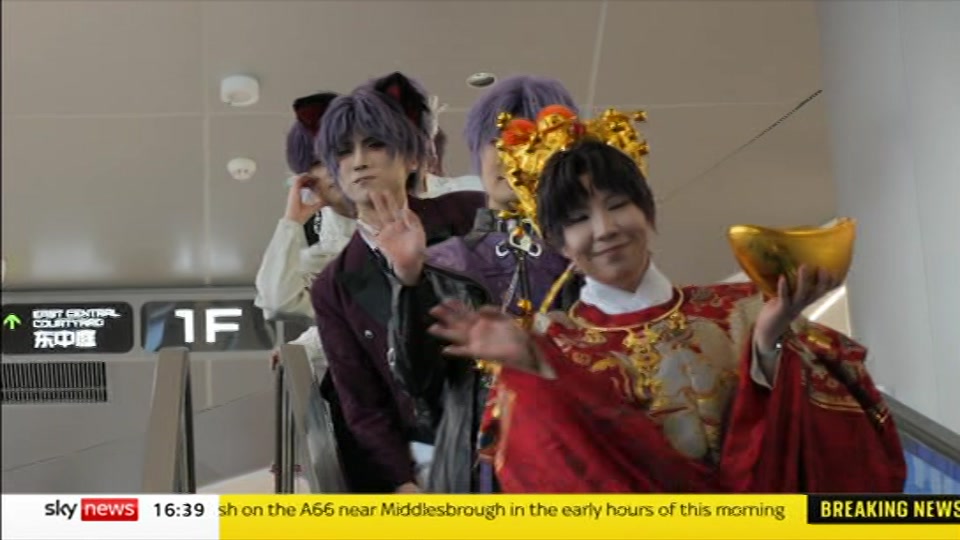 Still from Sky News at 9:00