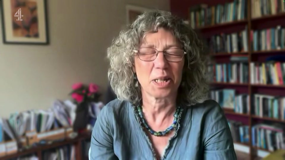Broadcast still at 10m. Channel 4, Channel 4 News, 22 August 2026.