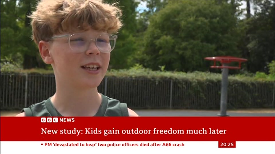 Broadcast still at 25m. BBC News, 22 August 2026.