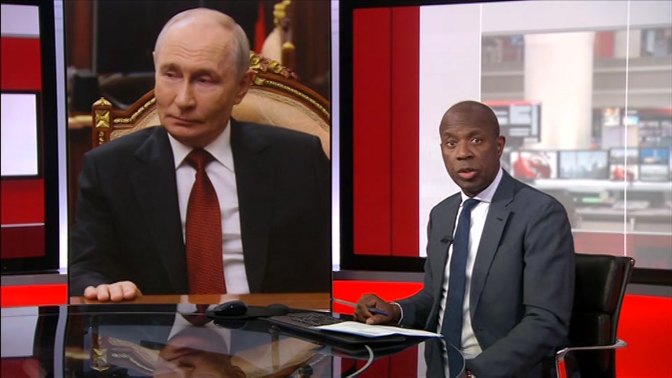 Broadcast still at 10m. BBC One, BBC News, 22 August 2026.